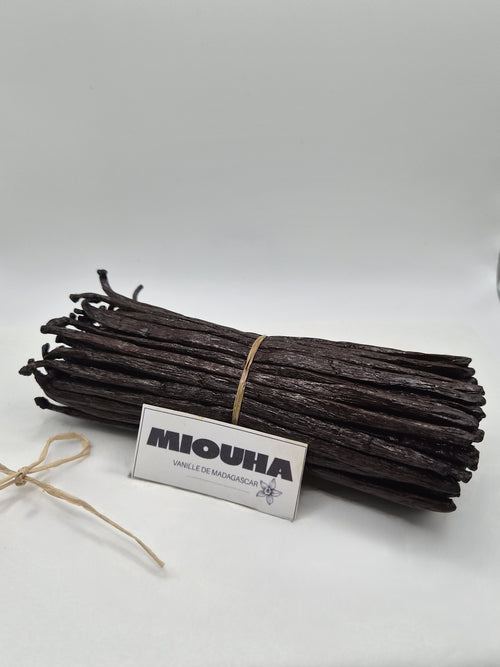 Gousses de Vanille Noire Bourbon  - 15 cm