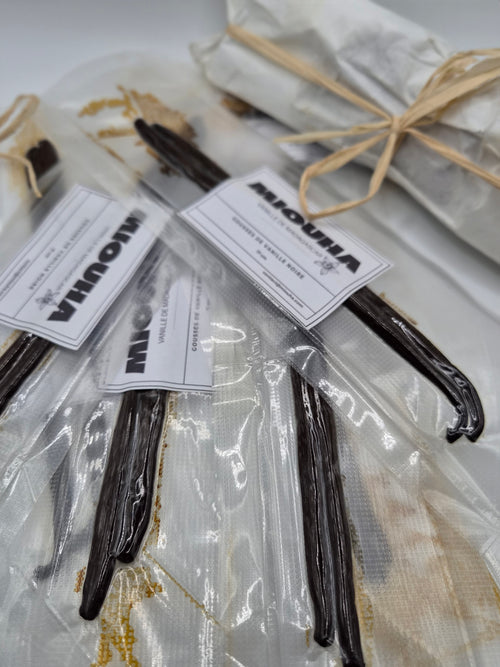 Gousses de Vanille Noire Bourbon - 17 cm